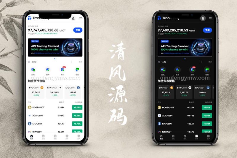 Tradedady交易所源码/永续合约/交割/期权/机器人/SaaS服务/商用百万并发-清风源码