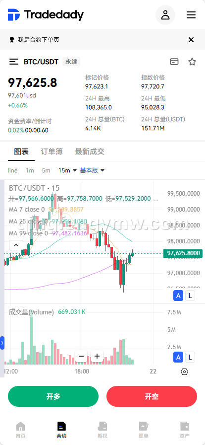 图片[13]-Tradedady交易所源码/永续合约/交割/期权/机器人/SaaS服务/商用百万并发-清风源码