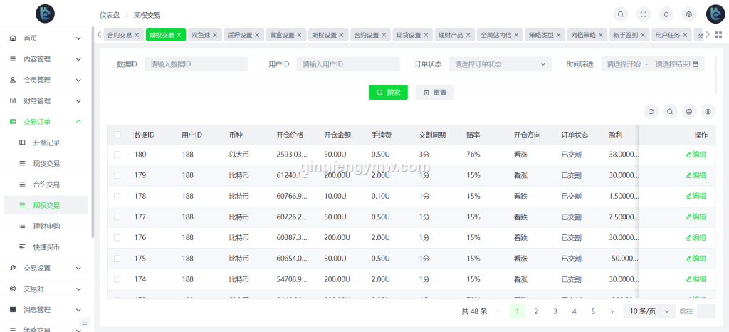 图片[34]-BBB交易所源码/区块链交易所多语言期权系统/币币交易/衍生品交易/盲盒/质押-清风源码