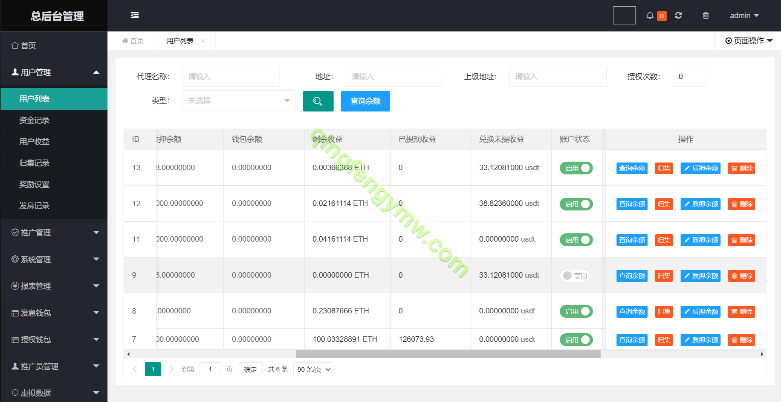 图片[5]-最新挖矿授权盗u秒u源码系统/多语言usdt盗U源码系统/附带搭建教程-清风源码