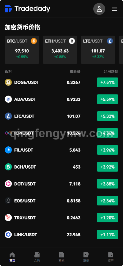 图片[7]-Tradedady交易所源码/永续合约/交割/期权/机器人/SaaS服务/商用百万并发-清风源码