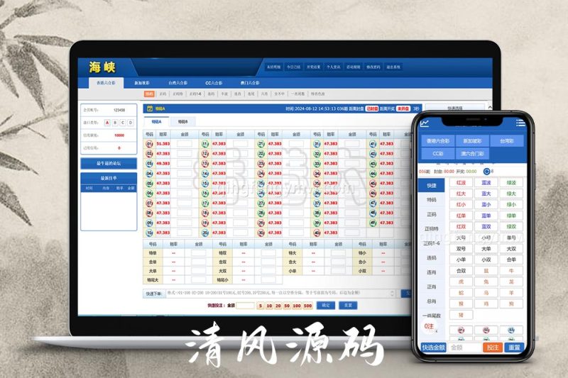SK海峡六合彩信用盘源码/5合一六合彩OA信用盘源码/带有手机端/PC端-清风源码