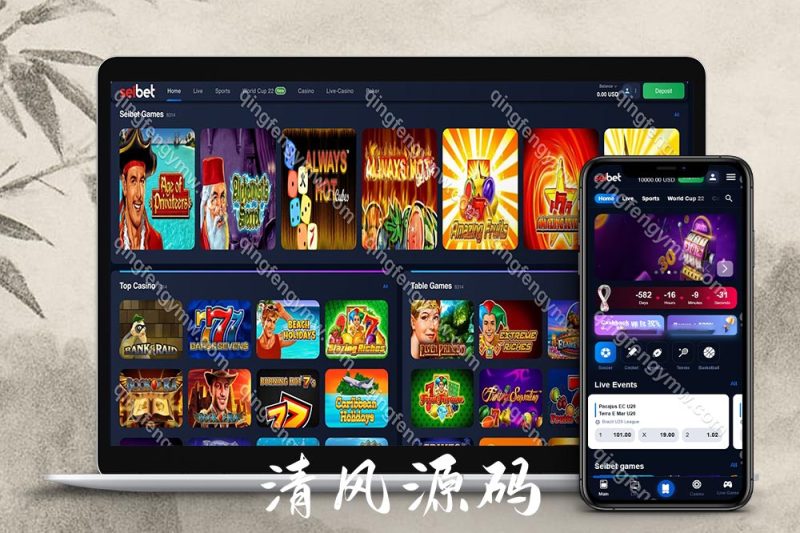 seiBet海外电子游戏源码/电子游戏+体育+世界杯游戏+现场直播+卡西诺+扑克/前后端PHP全开源完整版-清风源码