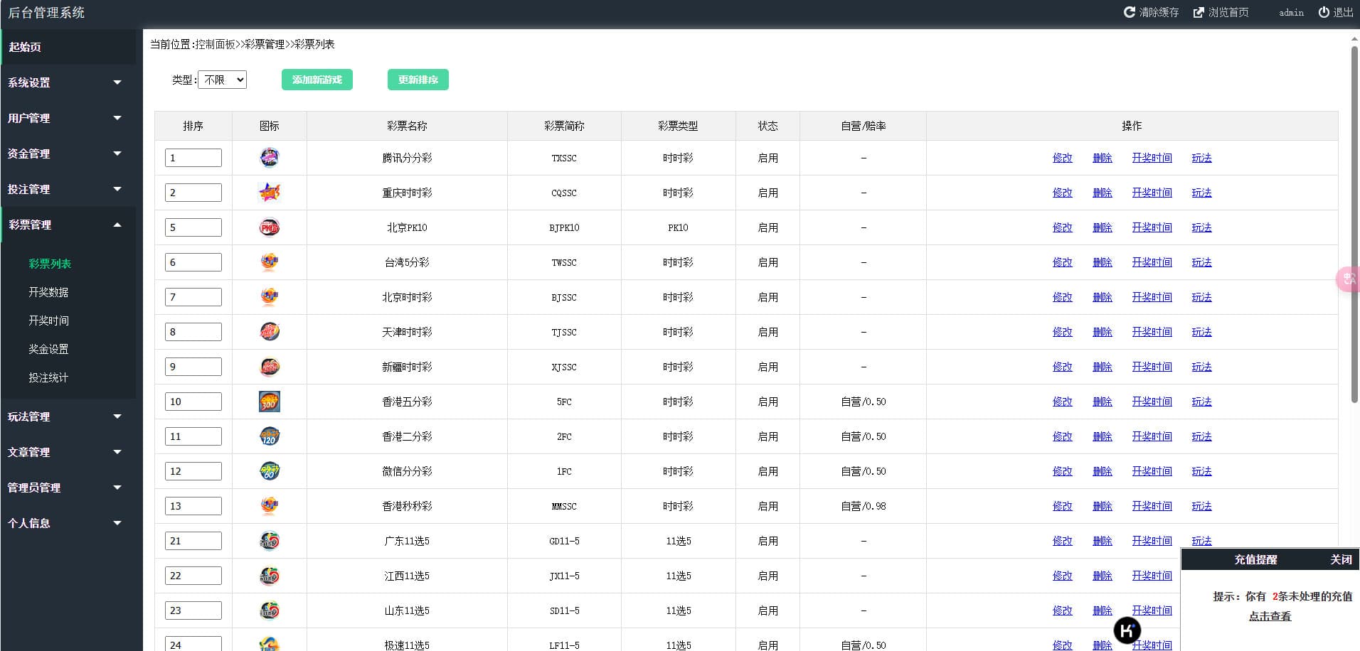 图片[17]-熊猫娱乐彩票系统源码/契约分红玩法/采集修复/完美运营版-清风源码