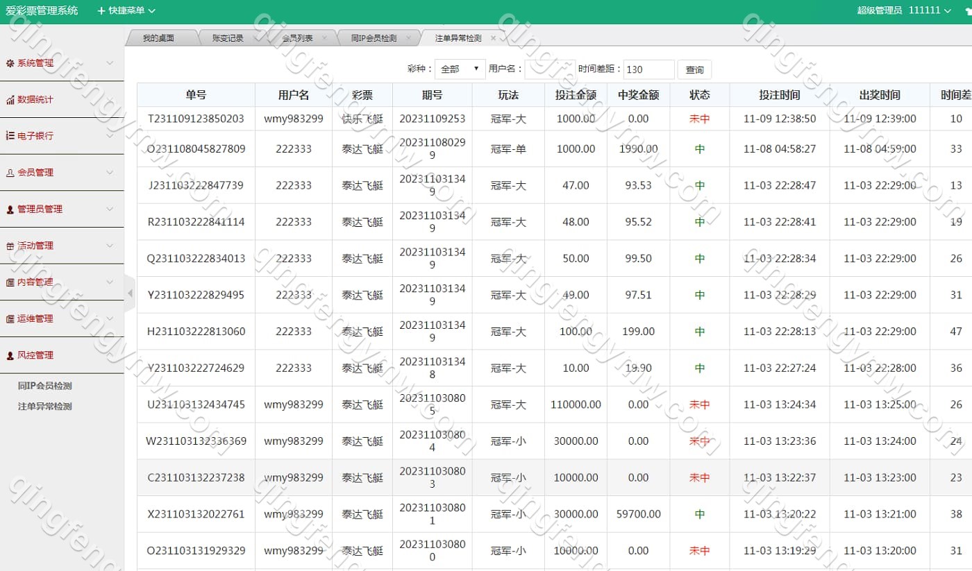 图片[9]-最新大富彩票系统源码/采集正常/新增了多个彩种游戏玩法/完美运营版-清风源码