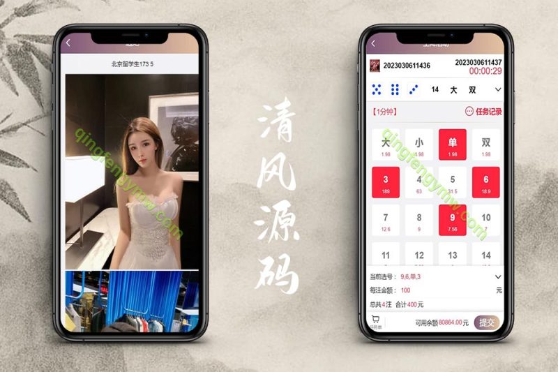 蜜罐VUE源代码/视频菠菜源码/同城空降任务彩票源码/快三彩票源码+预设采集视频平台专业版-清风源码