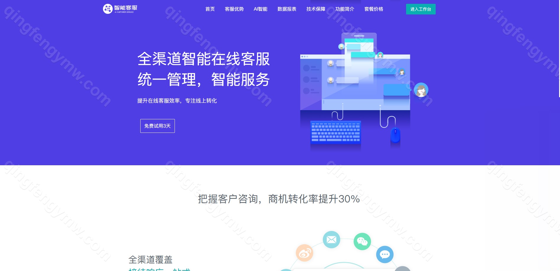 图片[4]-多语言在线客服系统源码/在线客服咨询翻译语音聊天源码/多商户客服坐席即时通讯可发定位图片-清风源码
