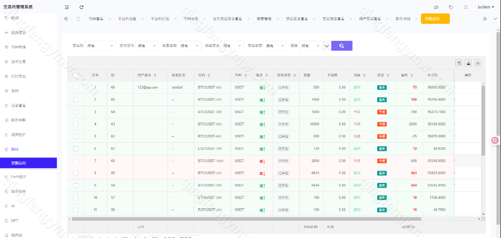 图片[15]-全新二开多语言交易所源码/股票外汇源码/黄金期货源码/虚拟币/etf/defi借贷/c2c/申购/跟单/理财/ai量化/完整运营版-清风源码