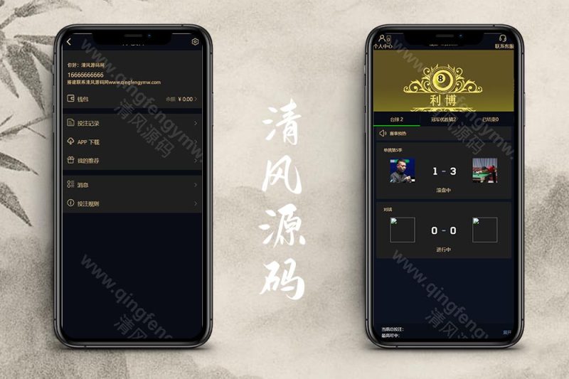 台球竞猜投注源码/台球下注源码/中式台球源码/台球竞猜下注源码/新增USDT收入款/自定义赛事/冠军优胜猜/可添加多款游戏接口-清风源码