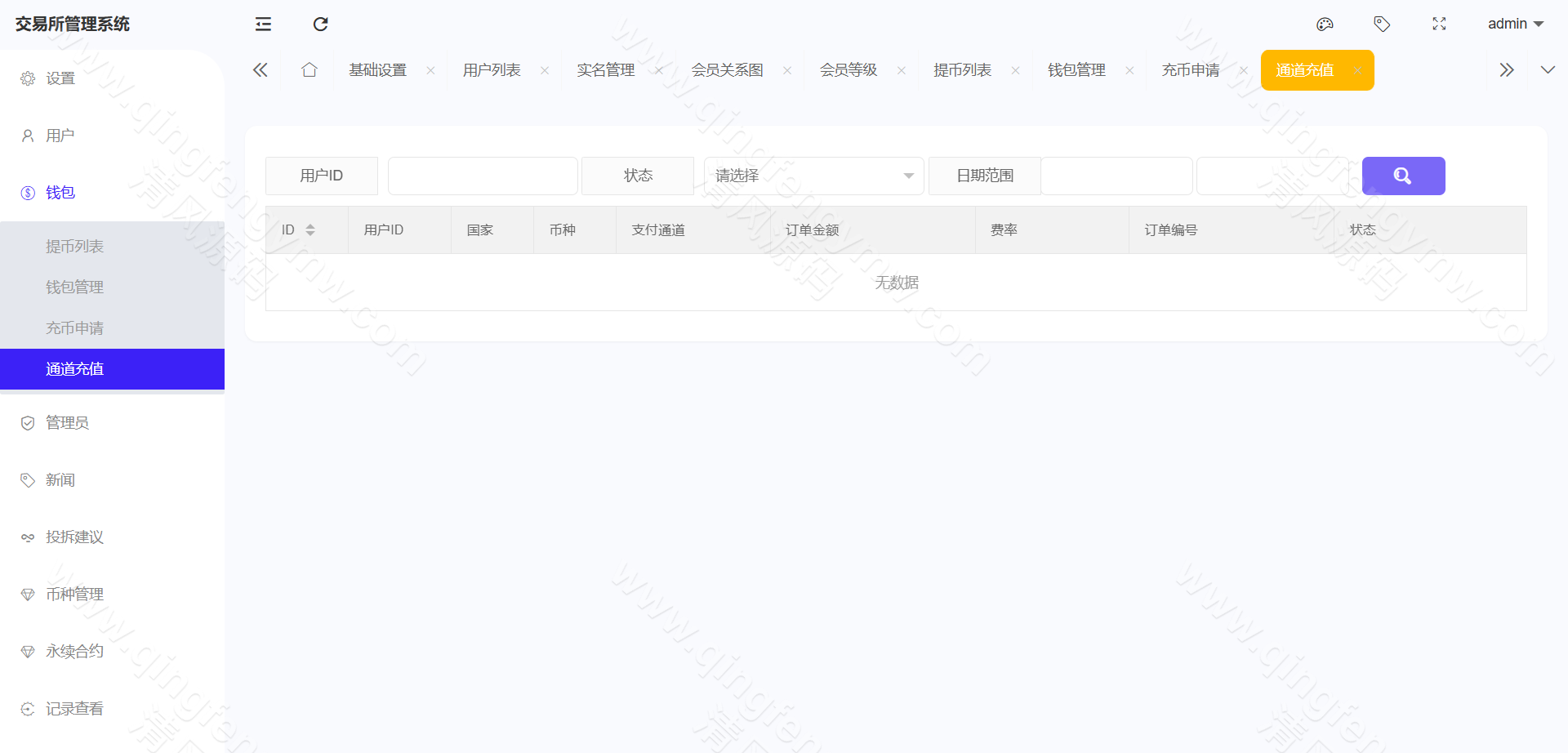 图片[30]-完整运营版股票外汇源码/ETF区块链源码/区块链交易所源码/JAVA/数字币/股票源码/外汇/综合交易系统源码/撮合交易-清风源码