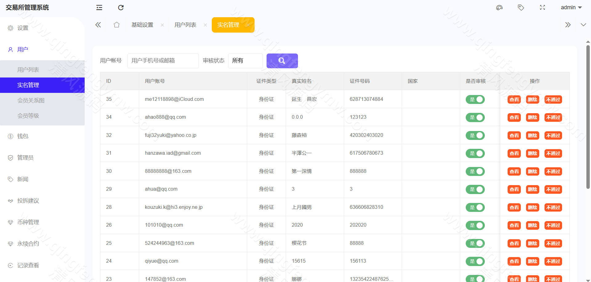 图片[24]-完整运营版股票外汇源码/ETF区块链源码/区块链交易所源码/JAVA/数字币/股票源码/外汇/综合交易系统源码/撮合交易-清风源码