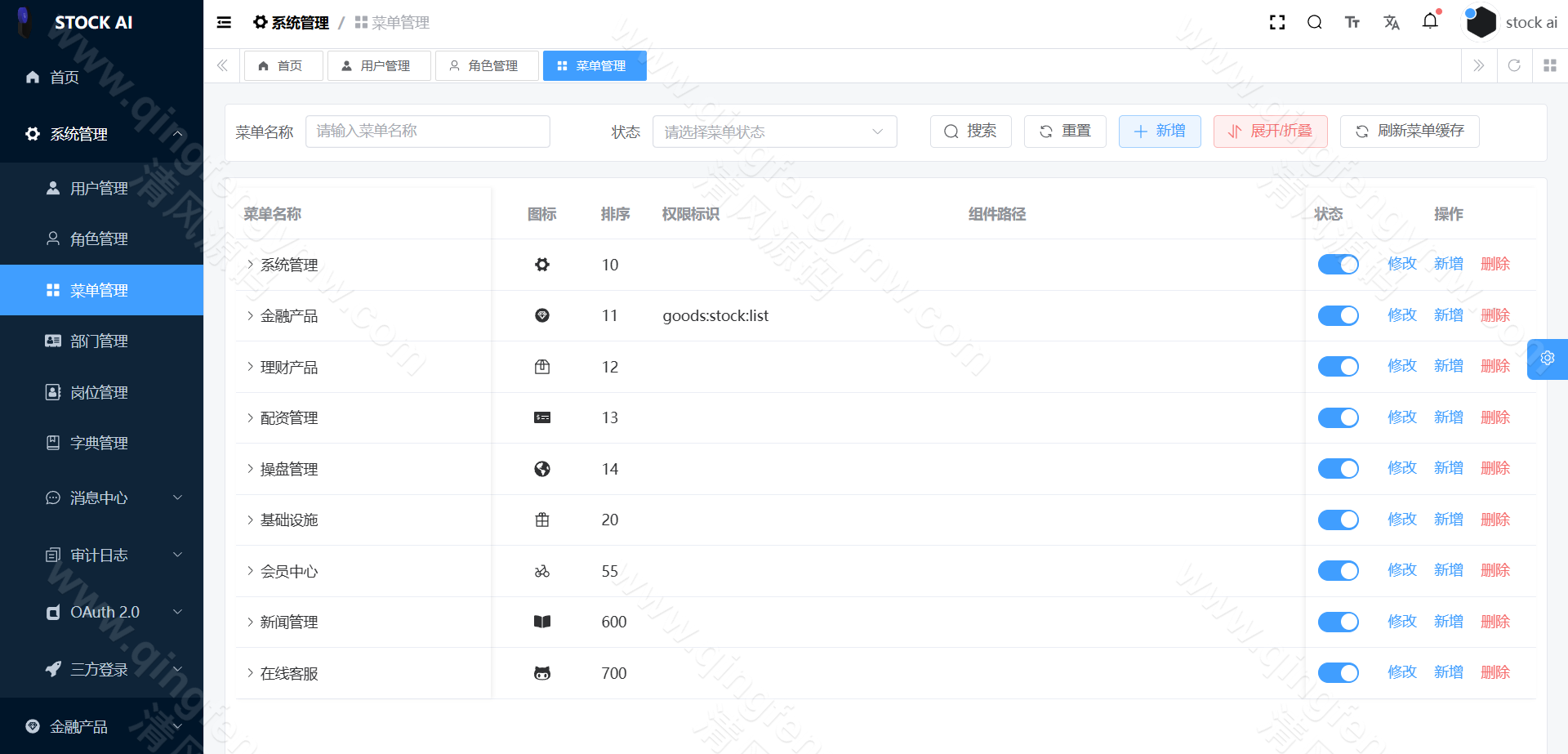 图片[22]-首发运营版多语言股票源码/股票系统源码/新股申购/大宗交易/质押理财/两融双融/A股/港股/美股/韩股/印股/全开源-清风源码