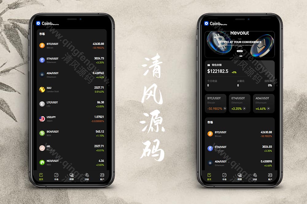 完整运营版股票外汇源码/ETF区块链源码/区块链交易所源码/JAVA/数字币/股票源码/外汇/综合交易系统源码/撮合交易-清风源码