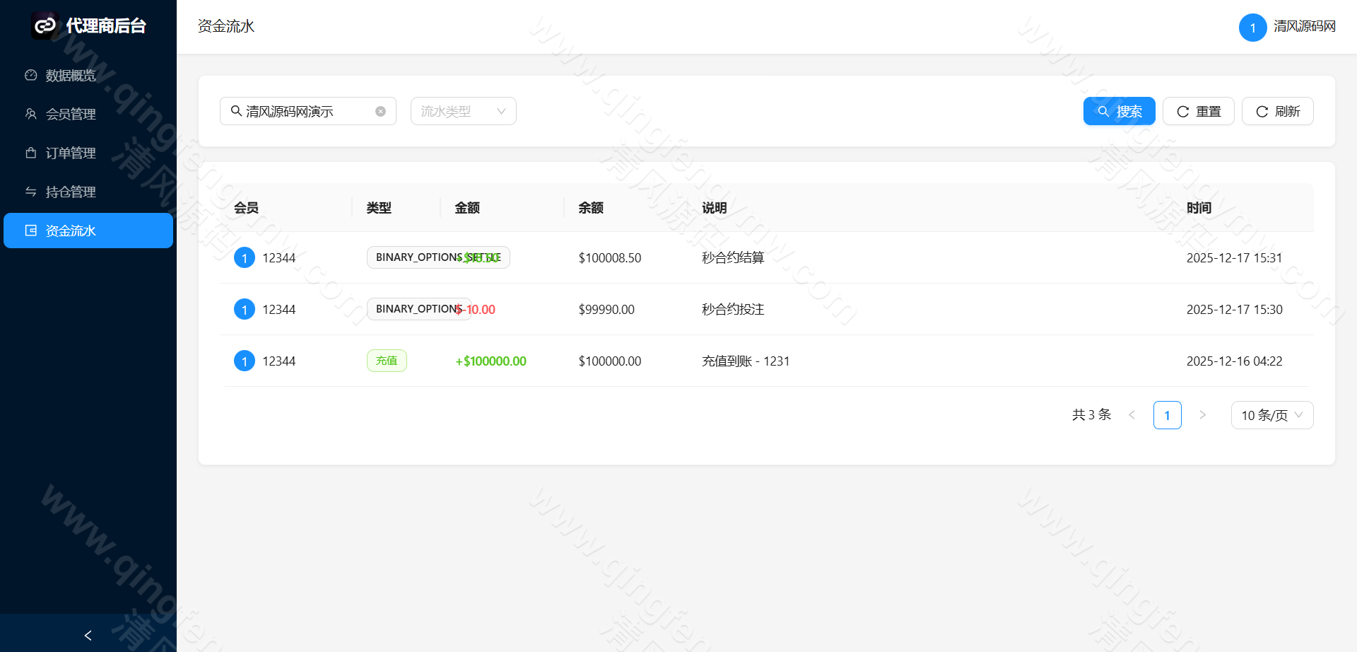 图片[43]-全新交易所源码/秒合约/永续合约/期权合约/外汇合约/差价合约/借贷/金融系统-清风源码