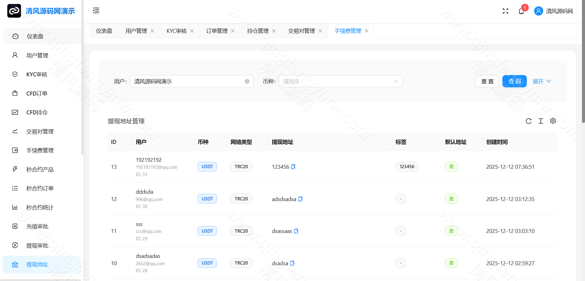 图片[31]-全新交易所源码/秒合约/永续合约/期权合约/外汇合约/差价合约/借贷/金融系统-清风源码