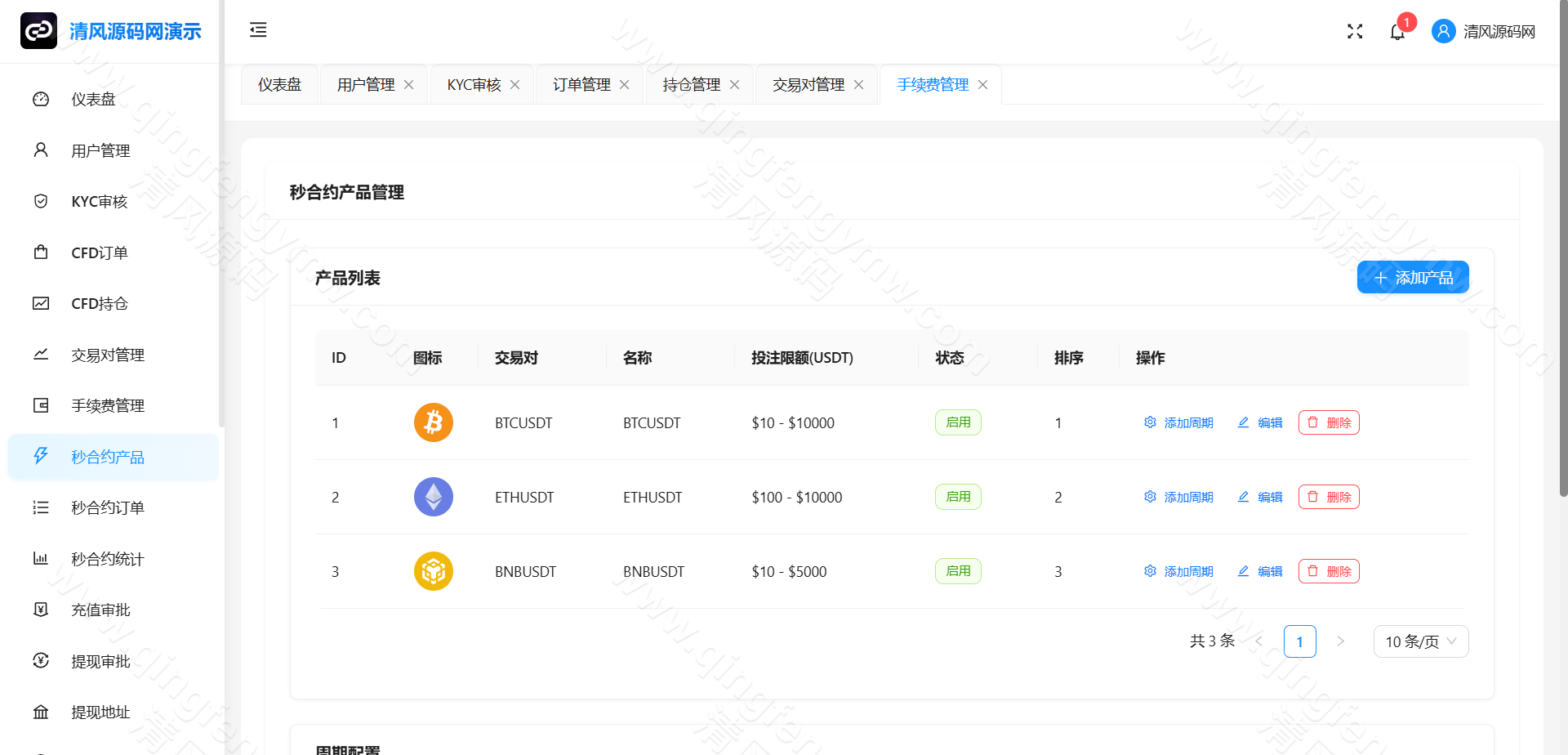 图片[25]-全新交易所源码/秒合约/永续合约/期权合约/外汇合约/差价合约/借贷/金融系统-清风源码