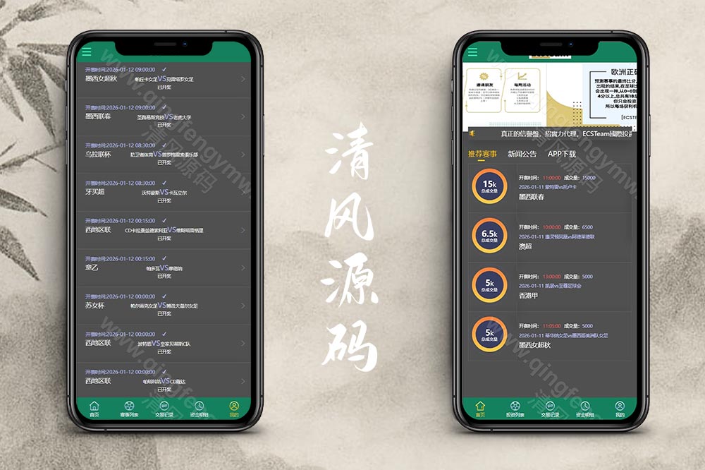 2026最新反波胆源码 | ECSTeam多语言足球体育反波胆投注源码|前端html|足球比分竞猜源码