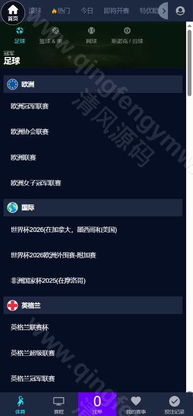 图片[7]-2026最新皇冠信用盘源码/皇冠体育源码/足球篮球体育盘/一键采集/后台可修改注单/新增电竞-清风源码