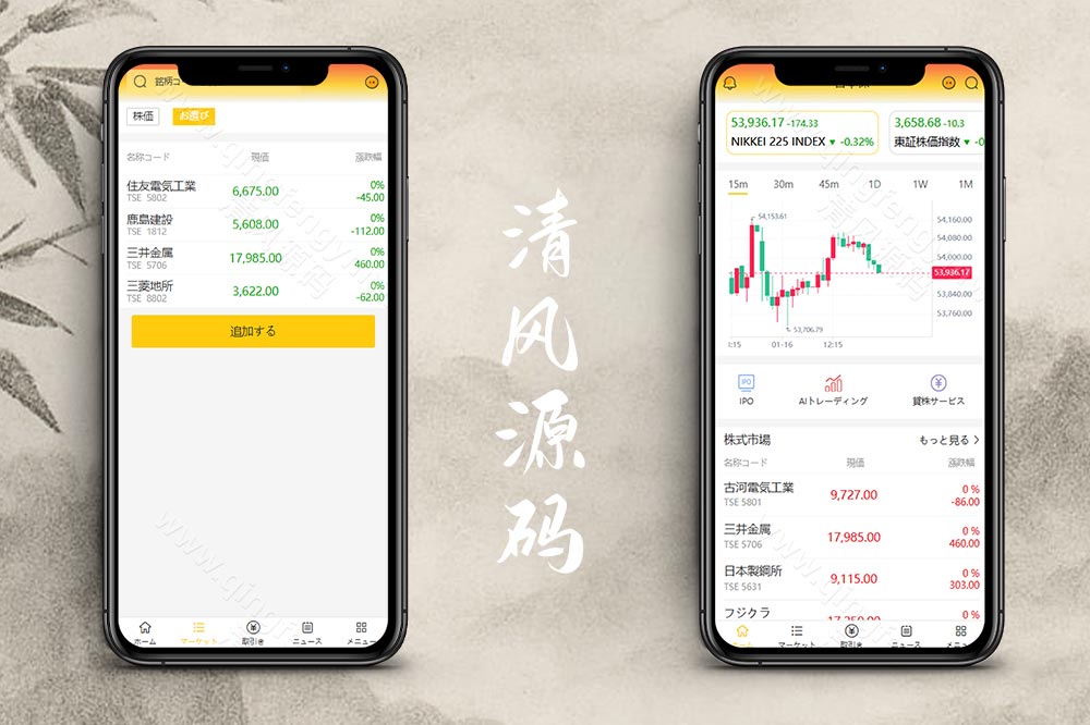 2026年最新日本股票源码 | 后端php|大宗交易|框架Laravel
