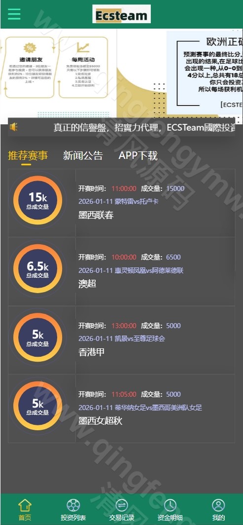 图片[1]-2026最新反波胆源码/ECSTeam多语言足球体育反波胆投注源码/世界杯下注源码/足球比分竞猜源码/前端html+后端PHP/运营版-清风源码