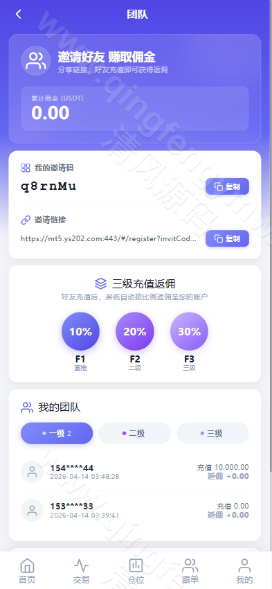 图片[6]-高端全品类交易所系统源码/跟单/加密/股票/外汇/棋货/指数/多语言综合交易所系统源码-清风源码