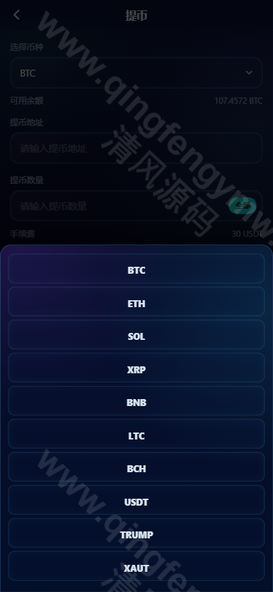 图片[20]-2026交易所源码系统介绍｜Vue+ThinkPHP开源数字资产交易平台源码-清风源码