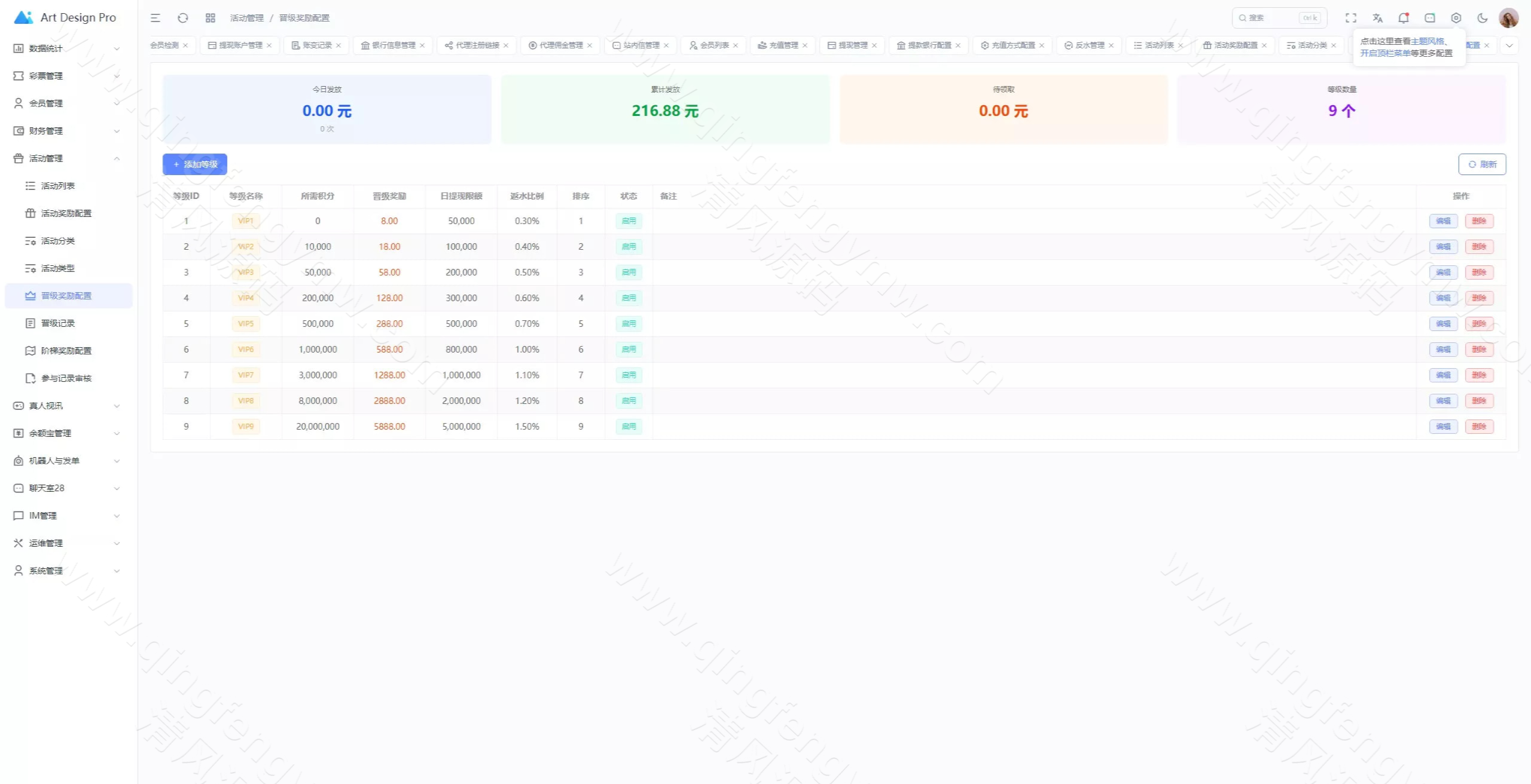 图片[32]-多语言鼎盛娱乐城源码｜Vue+Webman综合盘系统｜TG接口与双端APP源码-清风源码