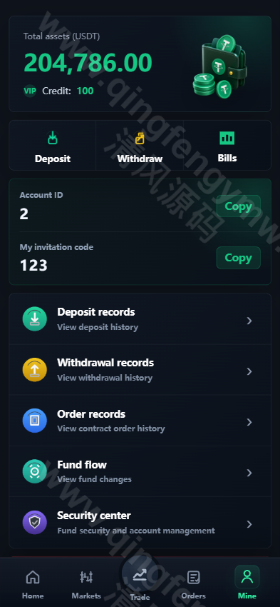 图片[14]-多语言交易所源码系统开发｜PHP+Vue区块链交易平台源码支持期权、行情K线、多端部署-清风源码