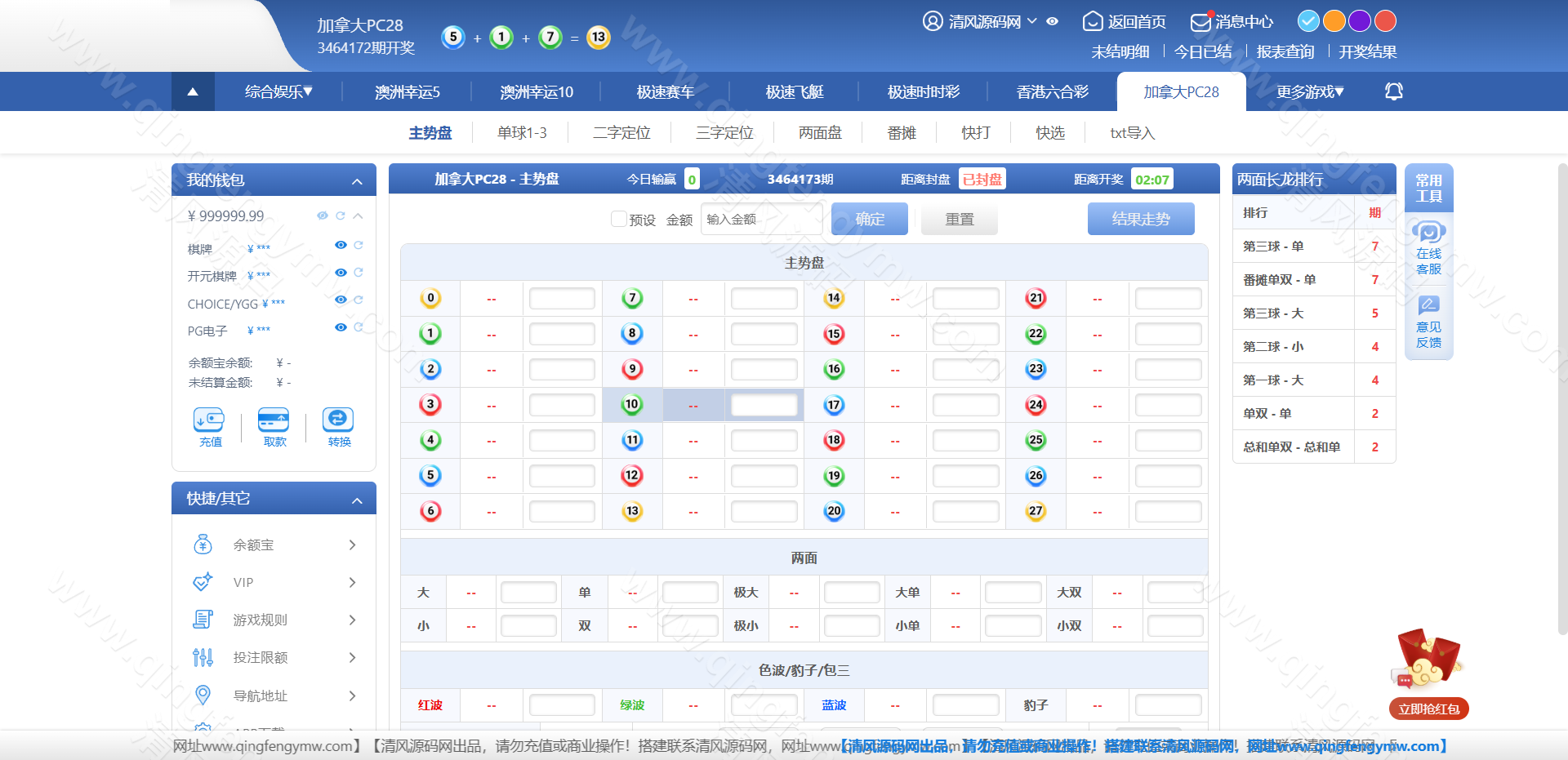 图片[38]-SG彩娱乐源码｜SG双赢彩票系统源码｜信用盘+现金盘双模式｜两面盘玩法｜新增真人视讯与PG电子-清风源码