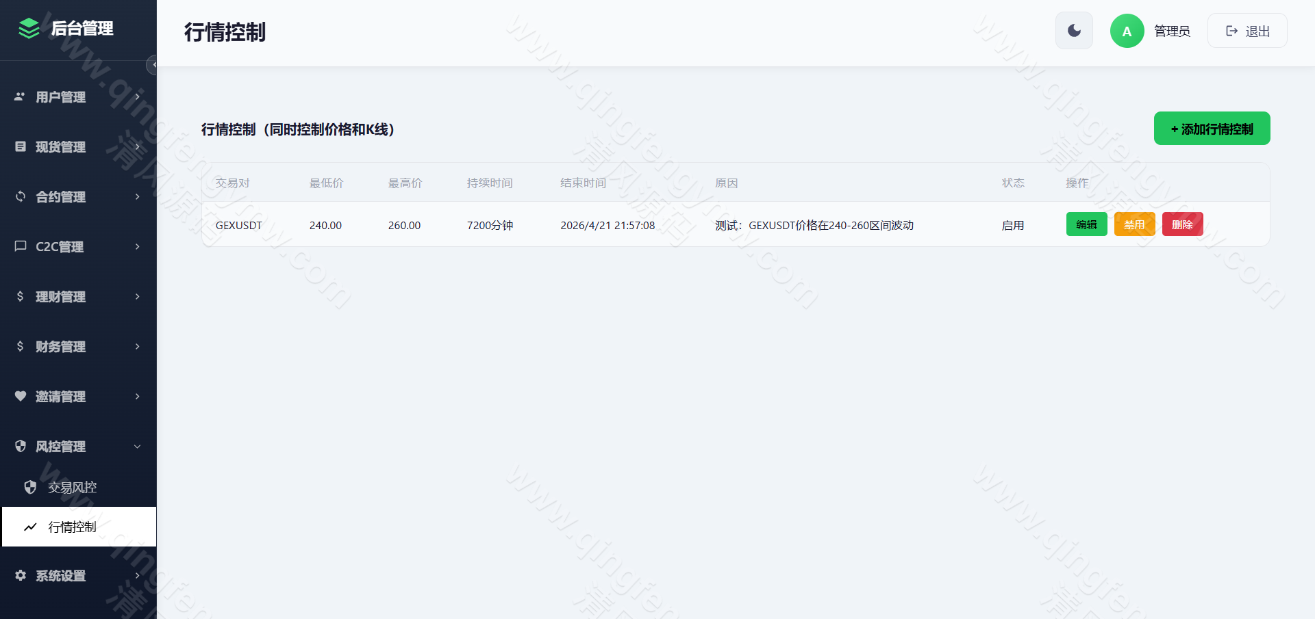 图片[39]-高性能DApp交易所源码｜Go后端+Vue3前端支持C2C、永续合约、期权交易系统-清风源码